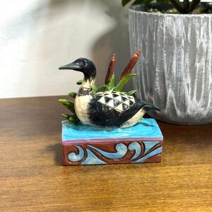Jim Shore Heartwood Creek Mini Loon Figurine Enesco 2014 4047068